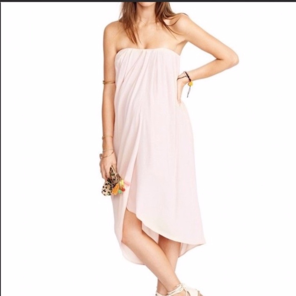 Hatch Maternity Panama Dress - Blush Pink